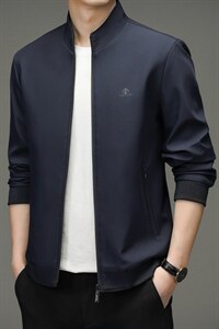 BN22130钱塘2020-2秋季男士商务休闲简约百塔夹克春秋款外套P65图片