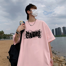 ！纯棉重磅220克夏季男士印花短袖T恤QT707-T265-P25，男装T恤，星座617B