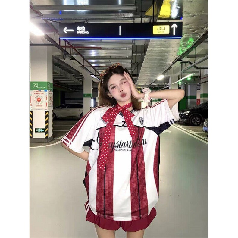 夏季新款运动足球服短袖T恤冰球服情侣装网眼印花撞色拼接t恤T07,男装T恤,星座1116A（原606A-3）