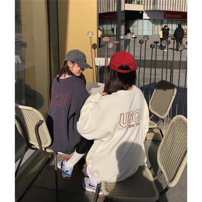 中工卫衣，女装卫衣/绒衫，m.o