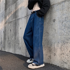 美式vibe风裤子ins高街牛仔裤男直筒裤X5592-桥洞图-P60-限78，男装牛仔裤，电商A061-1