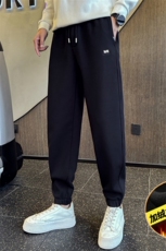 B340K6895加绒P6898店主风小伙风潮流新款束脚裤加绒卫裤，男装休闲裤，电商B340