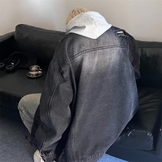 秋季新款男时尚潮刺绣牛仔外套DW105P55，男装夹克，星座1116-2