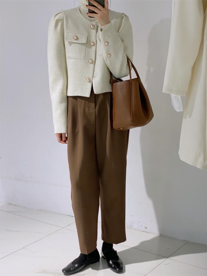 羊毛小香外套，其它，驿谷