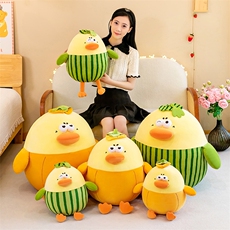 天乐毛绒玩具 水果鸭