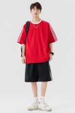 休闲运动套装男士夏季新款五分袖防晒短袖t恤搭配宽松TZ2525P65，男装防晒衣，星座309（原A406）