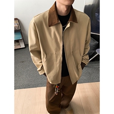 得物二开简约经典高级休闲百搭潮夹克外套男2026秋季JK1299-P90，男装夹克，星座1103-3