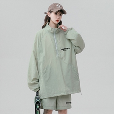 中性风23夏季复古时尚百搭防晒服套装运动两件套TZ612801P70控98，男装防晒衣，电商A268