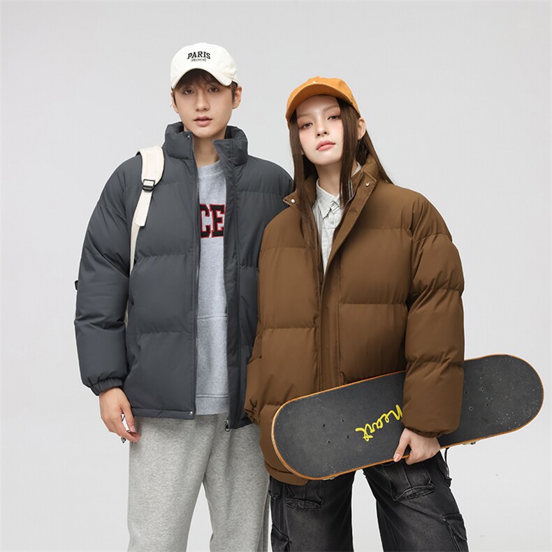 2025日系新款立领保暖防风防水棉衣面包服外套男女同款XY2276-P50图片