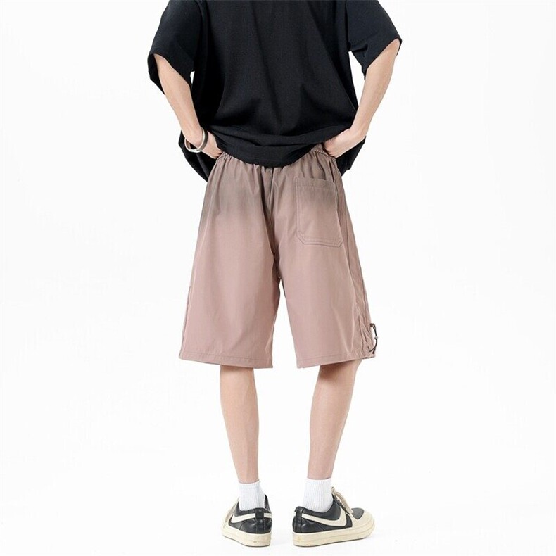 冰丝速干休闲短裤夏季男款2025新款夏天外穿运动五分裤Z8701-P38,男装牛仔裤,星座610（原A335）