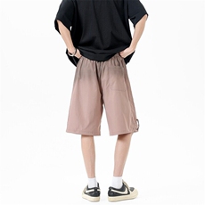 冰丝速干休闲短裤夏季男款2025新款夏天外穿运动五分裤Z8701-P38，男装牛仔裤，星座610（原A335）