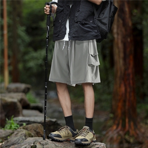 控价49 夏季冰丝短裤设计款小众样式速干休闲五分裤DK24017 P-28图片