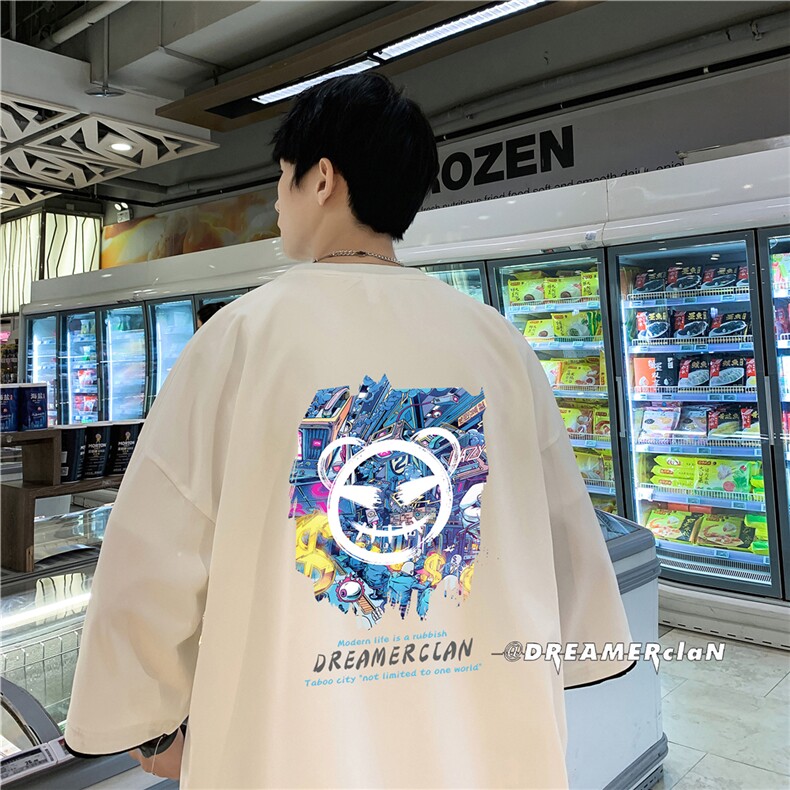 xZ116-T130-p30-M-5XL男潮牌美式情t恤男夏季印花,男装T恤,星座116