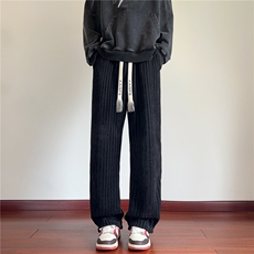 数据库美式鱼骨纹宽松直筒休闲裤*CK2581*P30，男装休闲裤，电商A426-1(原A430-1)