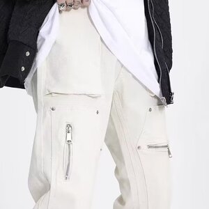 1506-1/K52101/P60港风潮男夏季新个性字母牛仔裤嘻哈ins潮百搭图片