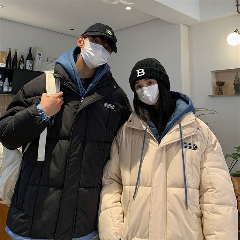 棉衣男冬季新款港风连帽美式休闲假两件外套上衣MY2301-特P80,男装棉衣,星座214-3
