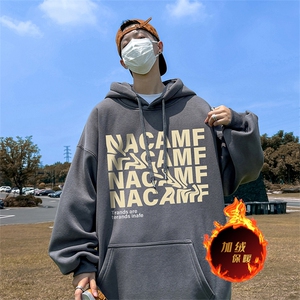 500克重磅秋冬美式加绒加厚卫衣外套DL1607常规特P35加绒特40图片