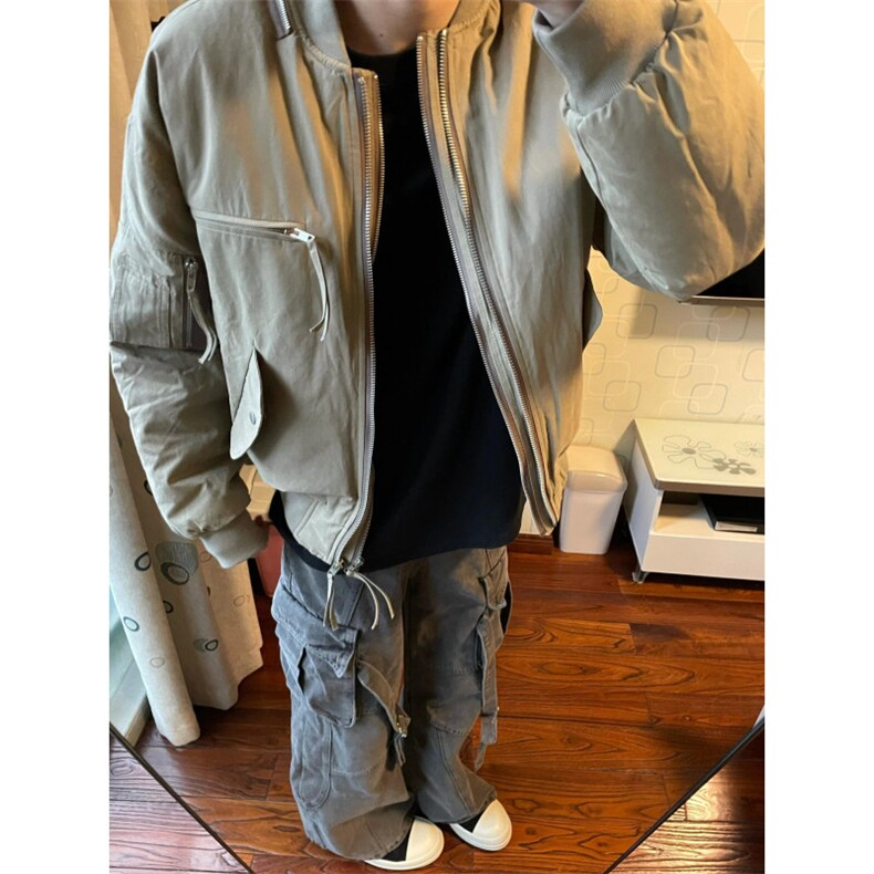 【有货】JR534CC-特P80Bomber飞行夹克棉服男加厚棒球服外套,男装夹克,星座1007（原301D）