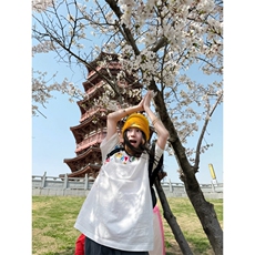 【有货】BK888HH-特P27卡通涂鸦印花重磅短袖T恤男女款，男装T恤，星座1007（原301D）
