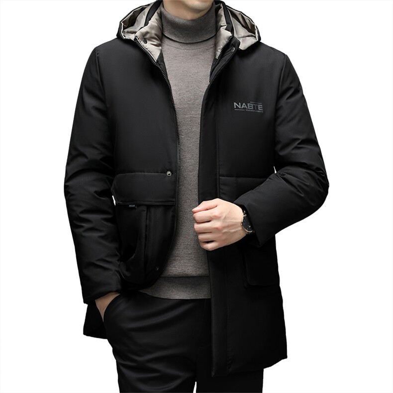 DMF3216钱塘2020-2中年男士冬季厚款连帽商务休闲棉服货稳P117,男装棉衣,钱塘207-2