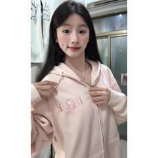 W10967-P60网图现货白金拉链原版做工华棉复合刺绣连帽卫衣，男装卫衣，星座1608