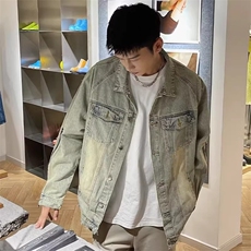 JK8887-P57美式高街vibe牛仔外套，男装工装外套，电商B323A