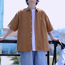 夏季新款衬衫潮流慵懒男方领衬衫C582P32，男装衬衫，星座1116-2