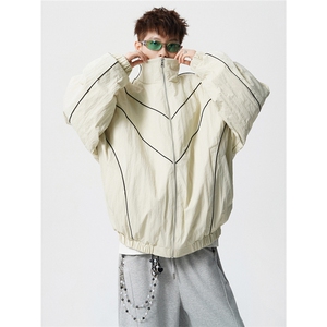 可二开机能防寒棉服M-5XL大码涤纶棉服男白底78176P138控198图片