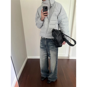 网图 美式cleanfit斜拉链排骨棉服 W1901/特P80图片