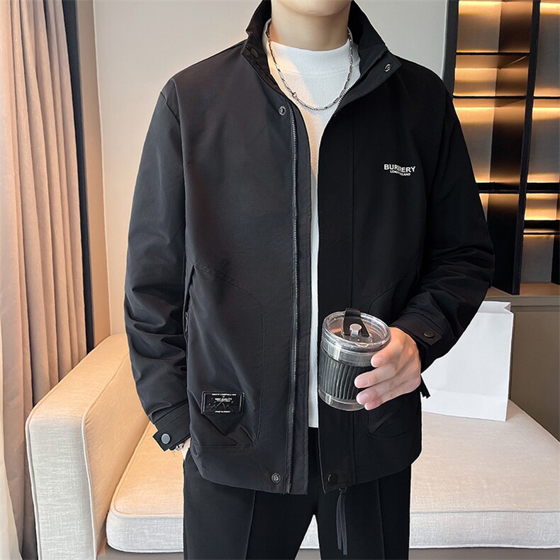 轻熟风夹克上衣外套立领简约JK8401-P95,男装夹克,星座1012-1