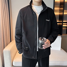 轻熟风夹克上衣外套立领简约JK8401-P95，男装夹克，星座1012-1