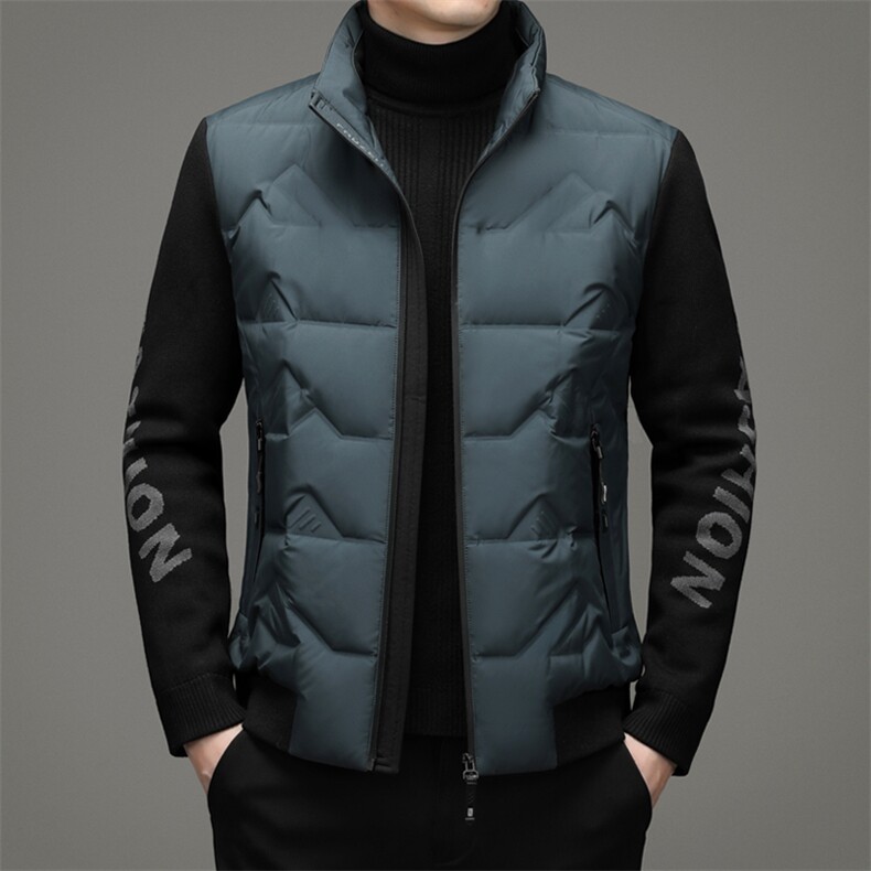 V9161钱塘2020-3羽绒服冬季鸭绒男士冬季外套加厚保暖P190,男装羽绒服,钱塘207-3