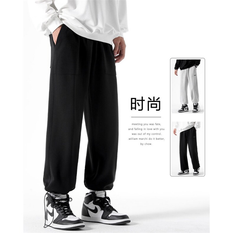 美式高街潮牌卫裤九分运动休闲裤K950：特批25,男装休闲裤,星座718-1