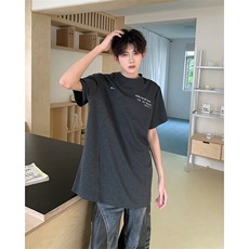 24暗黑巴家风解构印花短袖T恤DX162-p48，男装T恤，电商B288