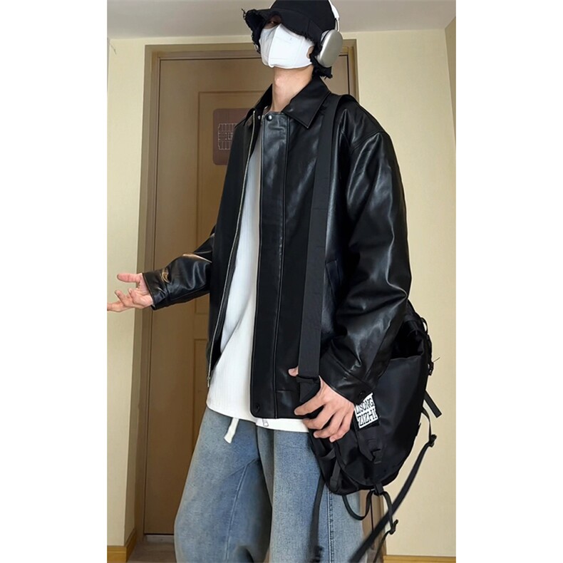 夹棉加厚冬装pu皮衣宽松夹克冬季男女棉衣外套PM7811-P82【特价】,男装夹克,电商A007