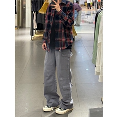 大货！！！美式复古高街微喇工装裤，男装工装外套，星座910A