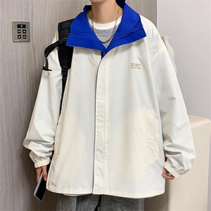 2025春季新款正反两面穿夹克男宽松休闲印花棒球服外套JK6001-P78图片