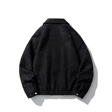 白底成分100%聚酯纤维褶皱撞色面料大码M-5XL夹克JK77866P75控118，男装夹克，星座227-7