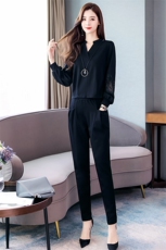 春装时尚大码套装女2025新款卫衣休闲裤两件套韩版减龄职业装显瘦，女装套装/套裙，梦依杭