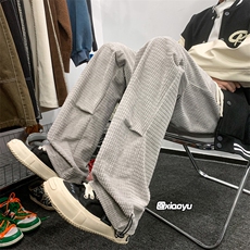 XZ616秋冬季宽松百搭灯芯绒玉米粒抽绳休闲裤TY954P45控58，男装休闲裤，星座512A（原616）