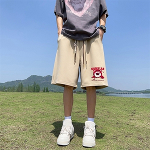 已注册新款直播抖音得物品质菠萝格运动男休闲短裤K062P30图片