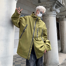 山系徒步冲锋衣外套男美式潮牌户外登山服防风防水夹克J8532-P62，男装夹克，星座1008