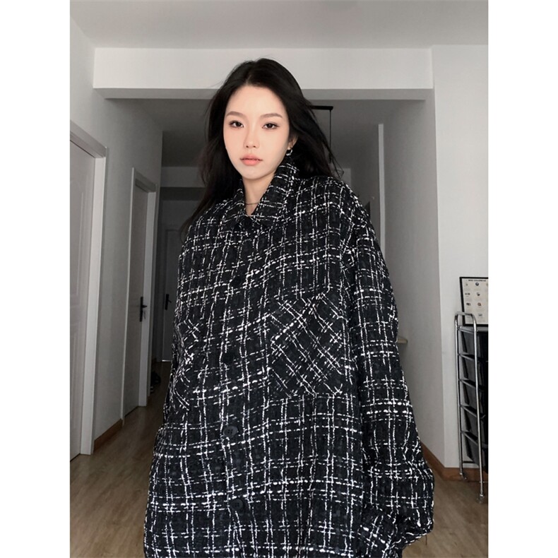 小香风外套情侣男港风潮流ins宽松休闲上衣228-11055-P68,女装短外套,星座228-1