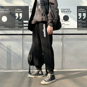 @冬季新品 加绒 束脚卫裤筒 运动休闲裤男  C22/P50 限69图片