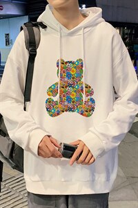WY2222-P35纯棉连帽卫衣男大码运动帽衫宽松薄外套男,男装卫衣,电商A040