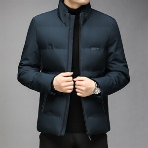 男士新款短款棉衣冬季棉服纯色休闲立领外套中年男装GR3581-P105,男装棉衣,电商B212（原钱塘6029）