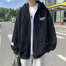 Y8882P43港风外景秋季连帽开衫卫衣宽松休闲百搭学生新款潮流，男装卫衣，电商A026-1