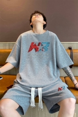 套装！华夫格套装短袖T恤短裤男TZ227-特P38，男装牛仔裤，电商B367