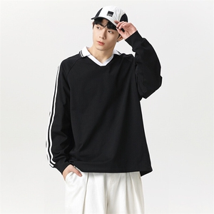 2025美式复古撞色拼接纹提花翻领冰丝速干球服TC3212-P35图片