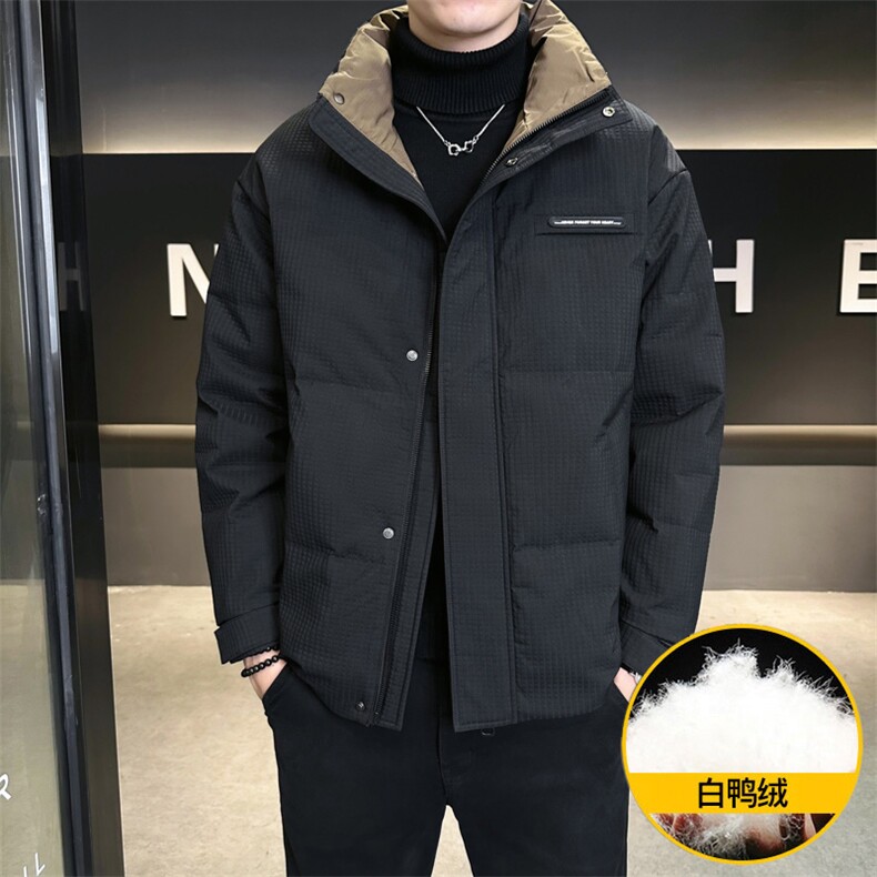 M862-P165标50%白鸭绒男士2025冬季羽绒服休闲夹克加厚外套,男装夹克,星座507A（原星座306B-2）